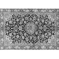 thumbnail image 1 of Ahgly Company Indoor Rectangle Medallion Gray Traditional Area Rugs, 5' x 8', 1 of 1