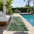 thumbnail image 6 of Addison Rugs Chantille Indoor/Outdoor Transitional Organic Emerald Washable Runner Rug, 2'3" x 7'6", 6 of 6