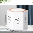 thumbnail image 5 of Digital Clock Timer Magnetic Cubes Timer Kitchen  Flip Timer For Studying Cooking Exercising Easy To Use Magnetic Flip -timer, 5 of 6
