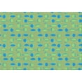 thumbnail image 1 of Ahgly Company Indoor Rectangle Patterned Pastel Green Area Rugs, 8' x 10', 1 of 6