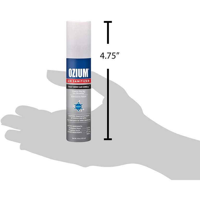 Ozium Air Sanitizer 0.8 oz Spray, That New Car Smell (3)