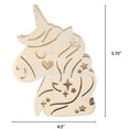 thumbnail image 3 of Hello Hobby Paint Your Own Wooden Light-up Unicorns, Includes 6 Unicorns With Tea Lights and Batteries, 4.5 in x 1.16 in. x 5.75 in. Each, 3 of 7