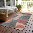 thumbnail image 6 of Addison Rugs Chantille Indoor/Outdoor Transitional Abstract Sage Machine Washable Runner Rug, 2'3" x 7'6", 6 of 7