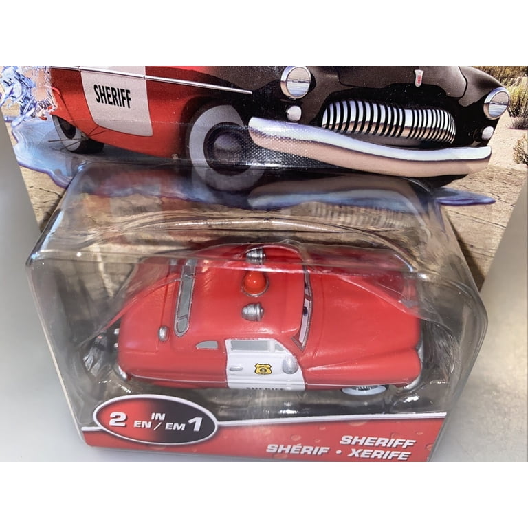 Disney / Pixar Cars Color Changers Sheriff Diecast Car [Black/Red