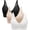 Black/White/Beige, variant on 3 Pack Seamless Front Closure Bras for Women Soft Jelly Wireless Bralettes