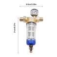 thumbnail image 2 of Flushable Prefilter, Water Filter, Reusable and Flushable Pre-Filtration System Pre-filter 8.27*3.39 in Copper 316 Stainless Steel PC, 2 of 20
