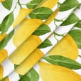thumbnail image 4 of Round Fitted Tablecloth with Elastic, Watercolor Lemon Decor Round Tablecloths Wipeable Waterproof Table Cover Indoor Outdoor Circle Cover for Dining Kitchen Patio Camping Picnic, 40"-44", B-3, 4 of 6