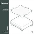 thumbnail image 3 of Cobija Individual Afelpada Dreamlab Flannel de Rayas Ultra Suave | Blanket Cobertor Polar Invierno para Cama o Manta para Sofa | Frazada Calientita, Hipoalergénica | Colcha Grafito, 3 of 7