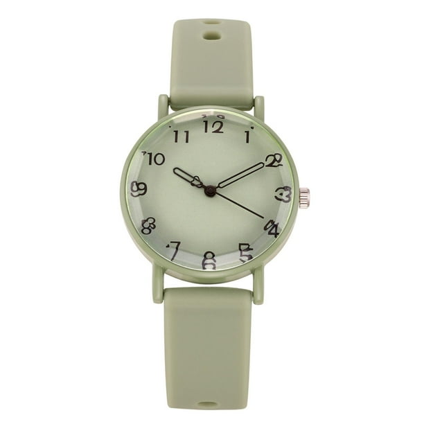 Pisexur Belleza Maquillaje Nuevo reloj de moda con correa para mujer, pulsera de cuarzo para mujer, con caja de regalo.para mujeres y hombres