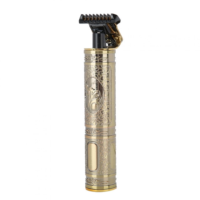 trimmer hombre, Cortadora De Pelo Vintage De Moda Para Hombre, 4Pcs Limit Comb T-Blade Trimmer Clippers Accesorios De Peluquería Trimmer De Pelo Profesional Para Hombres Carga Inalámbrica Para El Saló EOTVIA No