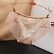 thumbnail image 2 of Braguitas de encaje sin marcas para mujer, cintura baja, entrepierna de algodón suave como la seda, tallas M-L con cintura/longitud, ropa interior transpirable para el día a día, 2 of 3