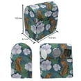 thumbnail image 5 of Tropical Lounger Chair Bag, Floral Jungle and Leopards Hibiscus Blossoms Rainforest Wildlife Flora Theme, High Capacity Storage with Handle Container, Lounger Size, Multicolor, by Ambesonne, 5 of 5