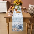 thumbnail image 2 of Navy Blue Starfish Coastal Table Runner 70 Inches, Nautical Summer Beach Coral Shell Bed Runner Dresser Scarves Tabletop for Indoor Outdoor Parties/Ceremony/Banquet, 13" x 70", 2 of 9