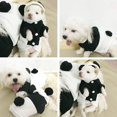 thumbnail image 3 of Disfraz de panda para mascotas, ropa linda y divertida para perros y gatos, disfraz navideño de Halloween, disfraz de jeans para cosplay, talla L Rojo Verde Cocina, Decoración y Otros, 3 of 5