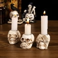 thumbnail image 4 of Halloween skull resin figurehead, skull table, entrance hall decoration, gift figurehead, 4 of 6