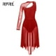 thumbnail image 2 of Vestido de baile de jazz para mujer, traje de patinaje artístico, traje de actuación de baile latino de tango lírico, vestido de salón moderno de manga larga, 2 of 5
