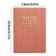 thumbnail image 2 of Organizador de cuadernos A7 Mini | Cuaderno de planificación diaria | Diario de viaje | 64 Hojas | 128 Páginas | 4,1 x 3,1 pulgadas | Papel flexible | Diario de notas | Bloc de notas de oficina |, 2 of 2