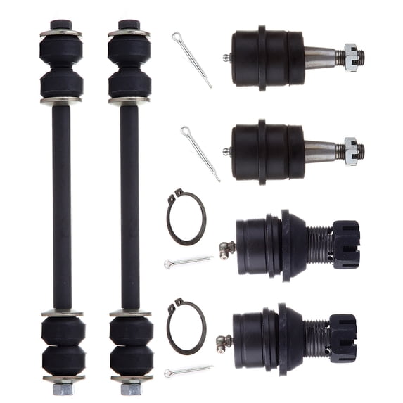 AUTOMUTO Replacement Parts Front Lower Ball Joint Front Sway Bar End Link Front Upper Ball Joint fit 1991-2001 for JEEP for Cherokee 1991 1992 for JEEP COMANCHE