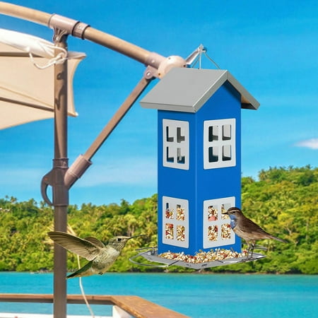 Download AIHOME Hanging Bird Feeder Four-legged White Windows ...