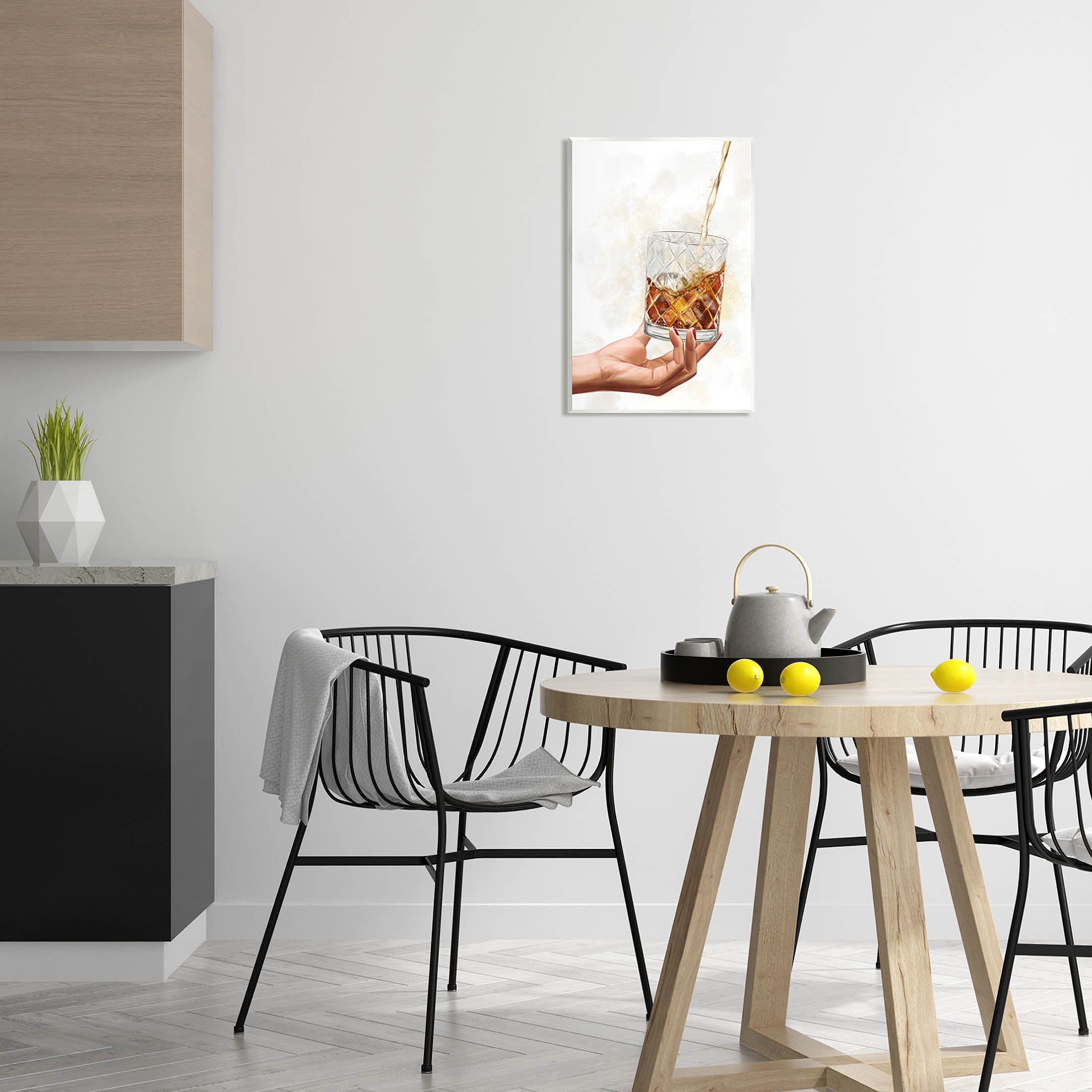 Stupell Industries Pouring Liqueur Glass Beverage Graphic Art Unframed Art Print Wall Art, Design by Ziwei Li