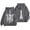 Dark Gray, variant on Women's Zip Up Hoodie Oversized Skeleton Graphic Jacket for Streetwear and Casual Comfort Versatile Spring Fashion White S