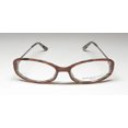 thumbnail image 3 of DANA BUCHMAN Eyeglasses HAZEL Burgundy Horn 50MM, 3 of 7