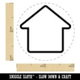 thumbnail image 2 of House Home Outline Self-Inking Rubber Stamp Ink Stamper - Black Ink - Mini 1/2 Inch, 2 of 7