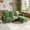 Corduroy Green, variant on Lacoo 3 Seat Sectional Sofa L-Shaped Couch with Reversible Ottoman Convertible Cloud Couch for Living Room,Corduroy Green