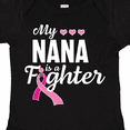 thumbnail image 4 of Inktastic Breast Cancer Awareness My Nana is a Fighter Boys or Girls Baby Bodysuit, 4 of 5