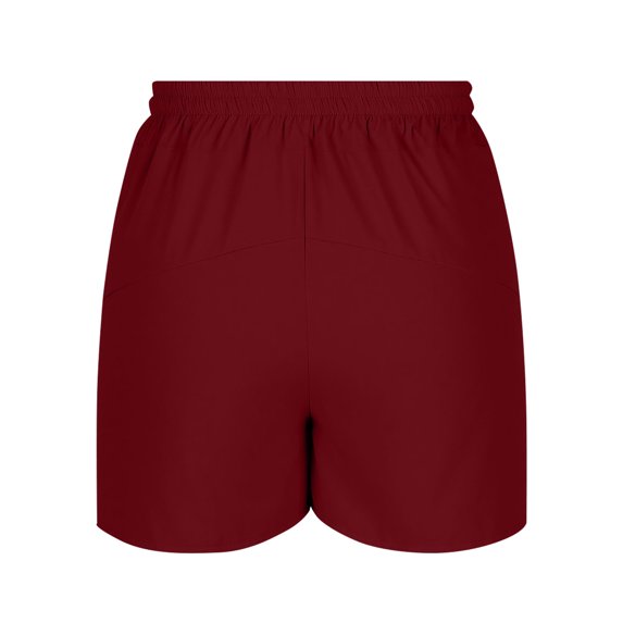 KIHOUT Women's 2-in-1 High Waist Athletic Shorts - 95% Polyester 5% Spandex, Quick Dry, Zipper Pockets, Anti-Chafing Liner for Yoga, Running & Summer Sports