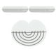 thumbnail image 4 of Protectores térmicos para el cabello ANGGREK 100 Piezas PVC Transparente AHX2609, 4 of 8