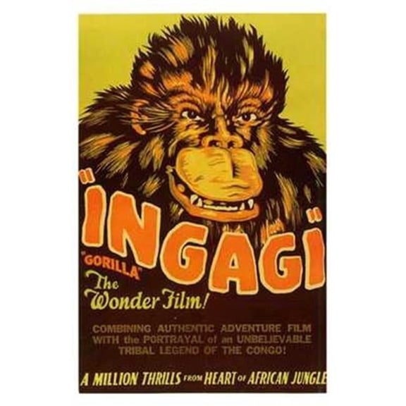 Posterazzi MOV197442 Ingagi Movie Poster - 11 x 17 in.