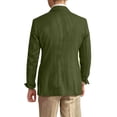 thumbnail image 4 of Casual Blazer for Men One Button Down Notch Lapel Suit Jackets Lightweight Summer Solid Classic Coats with Pocket Green L, 4 of 4