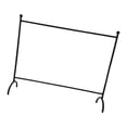 thumbnail image 1 of HILABEE Doll Clothes Storage Rack Miniature Doll Garment Rack for 1/6 1/12 Scale Diorama Black, 1 of 9