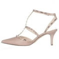 thumbnail image 4 of Womens INC Carma Studded T-Strap Pointed Toe Heels - Blush, 4 of 6