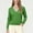 Green, variant on THDHVS Womens Winter Jacket,Winter Coats for Women,Women's V-Neck Jacket with Button Front and Long Sleeve for Casual Style Lightweight Coat Versatile Wear Without Hood