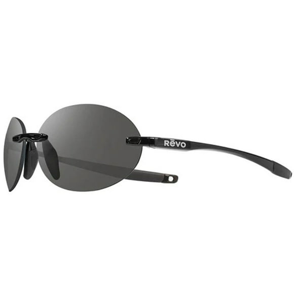 Revo 1168 01 GY Men's Descend O Black Acetate Frame Sunglasses