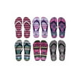 thumbnail image 2 of Beaute Fashion Trendy Ugly Christmas Sweater Adult Women Flip Flops Tribal Thong Sandal Slipper (Size X-Large, Black Pastel), 2 of 2