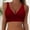 Wine, variant on Baqcunre Plus Size Swimwear, Women's Bikini Top V Neck Wrap Look Bralette Swimwear Sports Bikini Halterneck Bikini Swimwear Vacation Swimsuits Summer Beach Bikini Top Dark Blue L