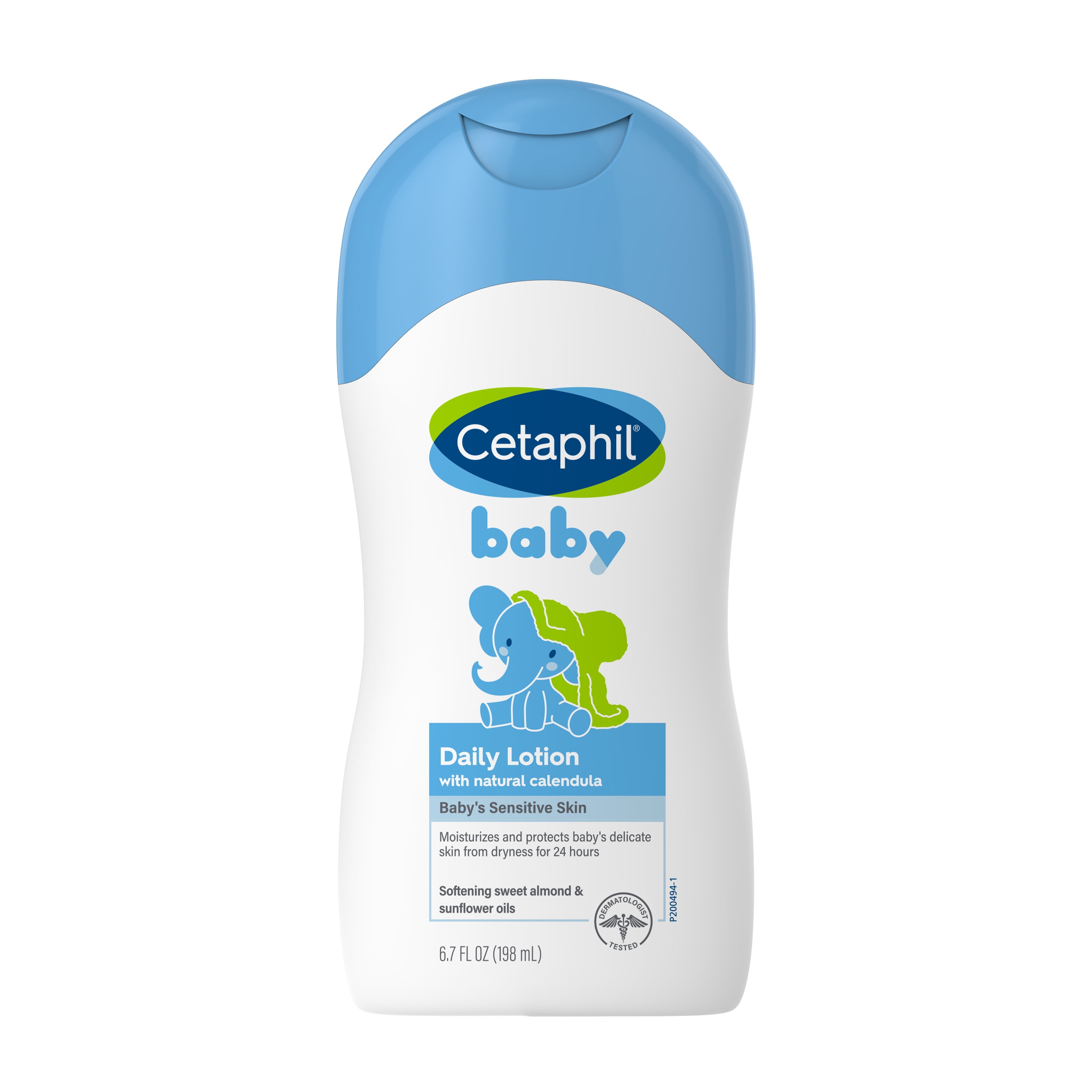 Cetaphil Baby Daily Lotion with Organic Calendula, 6.7 fl oz