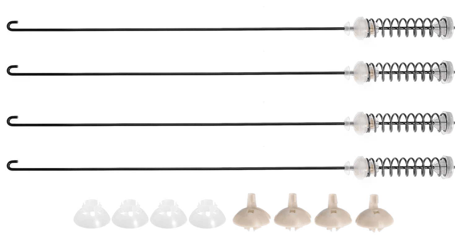 WSR045 W10780045 Washer Suspension Rods Kit for Whirlpool W10537442 W10780053 AP5971396 PS11703288