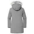 thumbnail image 2 of Wantdo Women's Plus Size Winter Warm Parka Mid Length Zip Up Coat Hooded Puffer Jackets Gray 4X, 2 of 8