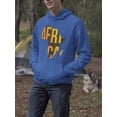 thumbnail image 2 of Africa Yellow Lettered Quote Hoodie Men -Image by Shutterstock, Male Small, 2 of 4