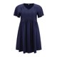 thumbnail image 4 of GRACE & GRANDEUR Vestido de Talla Grande para Mujer con Bordado Frontal, Splicing, Cintura Alta, Plisado, Cuello en V, Manga con Volantes, Vestido Midi A Line 2X Azul Marino, 4 of 5