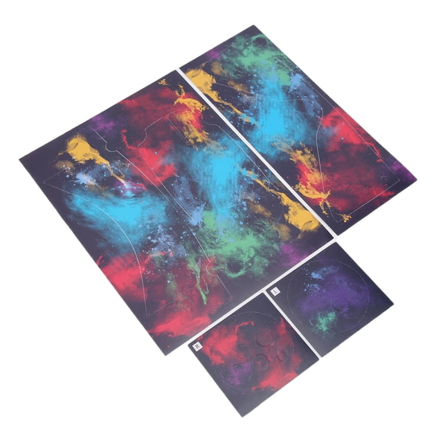 VR Glasses Sticker Protective Skin Decals PVC Removable Glasses Sticker for Oculus Quest 2Splash Ink and Color,