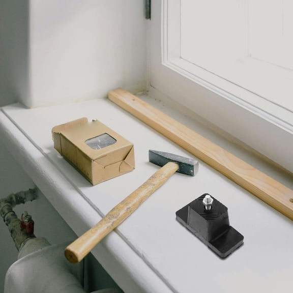 DEEPCRAFF 4Pcs Rubber Anti Vibration Pads for Air Conditioning Units Vibration Absorbing Mat Outdoor Use