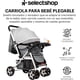 thumbnail image 3 of Carriola Infantil De Lujo Con Toldo De Viaje Compacta Y Ligera Carriola Para Bebe Con Jugetes Tela Transpirable Carrito Para Bebe Con Mango Ergonomico Carreola Ultra Ligera Y Comoda (Gris), 3 of 8
