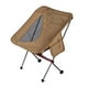 thumbnail image 4 of Silla plegable de camping tipo taburete con bolsillos laterales, respaldo alto, resistente y portátil. Caqui, 4 of 8