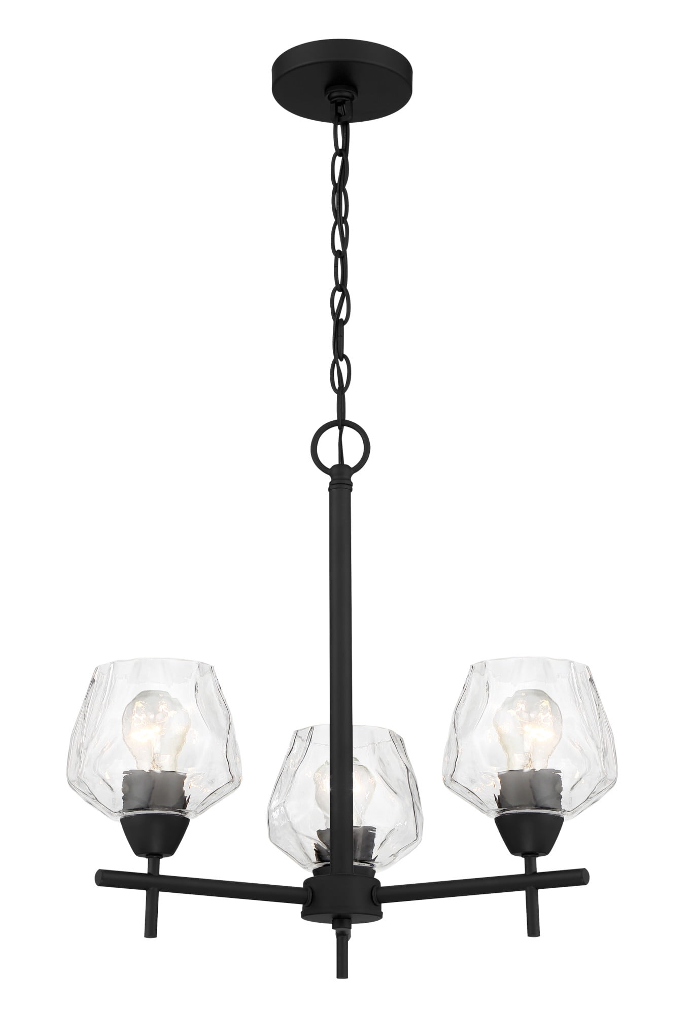 3 Light Chandelier-Coal Finish    -Traditional Installation Minka Lavery 2173-66A