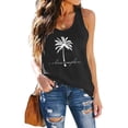 thumbnail image 2 of XIYON Womens Summer Tops Sleeveless Printed Shirts Summer Tops Loose Fit Running Athletic Shirts Summer Fashion Clothing, 2 of 4